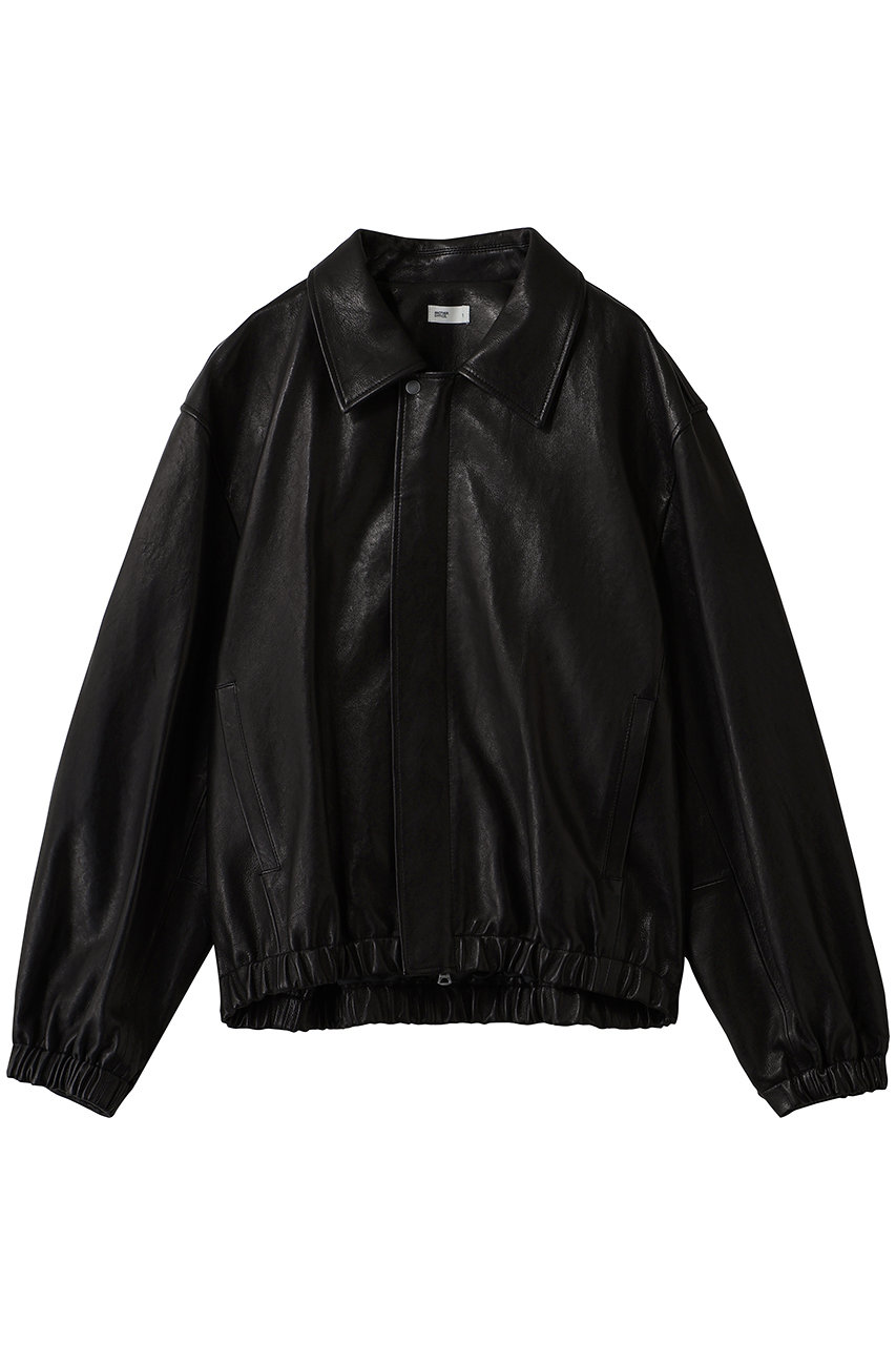 アナザーオフィス/ANOTHER OFFICEのHuge Lambskin Blouson(BLACK/AOFFLJ002)