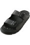 【MEN】SLIDE BUCKLE  リカバリーサンダル ダブリュー/doubleu BLACK