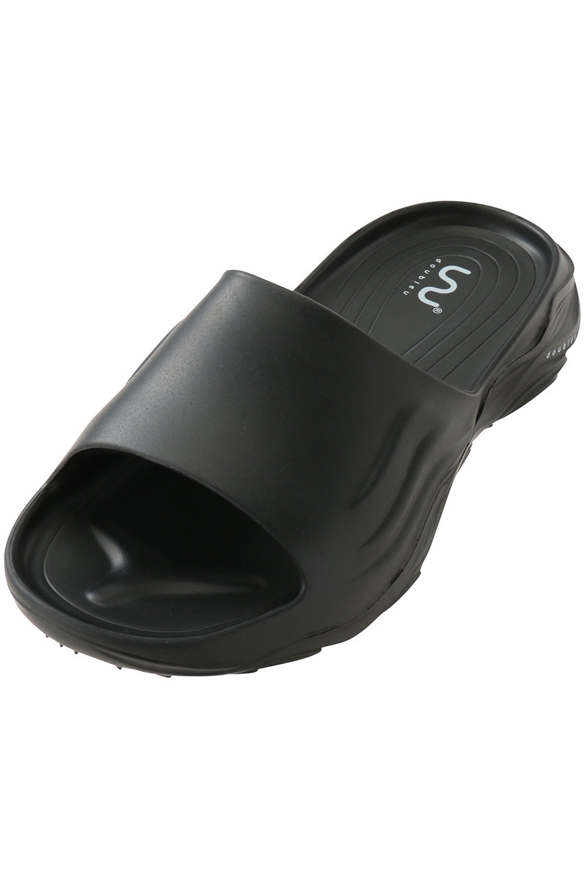 ダブリュー/doubleuの【UNISEX】ULTRA SPORTY SLIDE   リカバリーサンダル(BLACK/ULTRA SPORTY SLIDE)