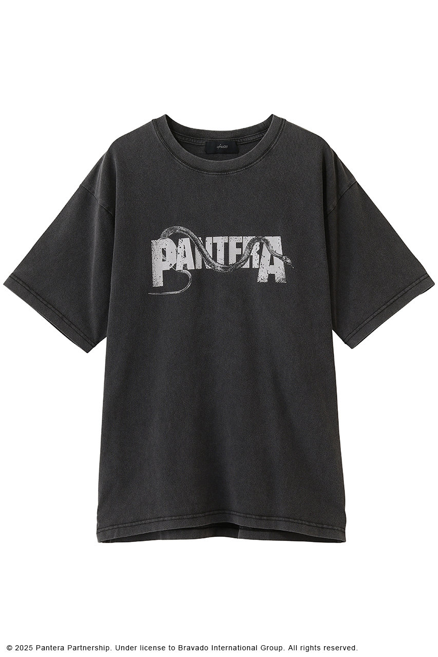 ユーミュージック/U/MUSICの【UNISEX】Pantera Snake Circle Logo SS Tシャツ(ブラック/UIZZ-21705)