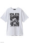 【UNISEX】Idles Flower Box Print SS Tシャツ ユーミュージック/U/MUSIC ホワイト