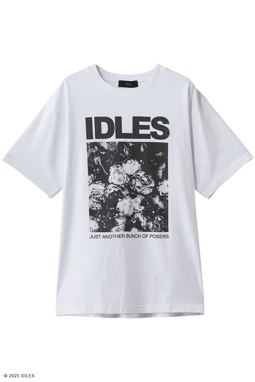 ユーミュージック/U/MUSICの【UNISEX】Idles Flower Box Print SS Tシャツ(ホワイト/UIZZ-21669)