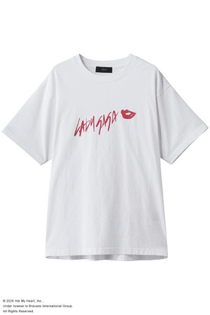 ユーミュージック/U/MUSICの【UNISEX】Lady Gaga BTW Face Pt SS Tシャツ(110100/110102)