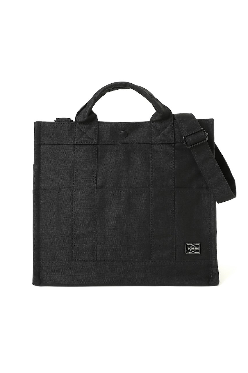 ポーター/ピー・オー・ティー・アール/PORTER/POTRの【4/16 11:00販売開始】【PORTER】SMOKY/スモーキー 2WAYトートバッグ(ブラック/592-27627)