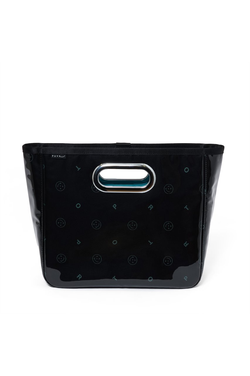 ポーター/ピー・オー・ティー・アール/PORTER/POTRの【4/16 11:00販売開始】【POTR】GLOSS/グロス ハンドバッグ(ブラック/ターコイズ/993-15202)