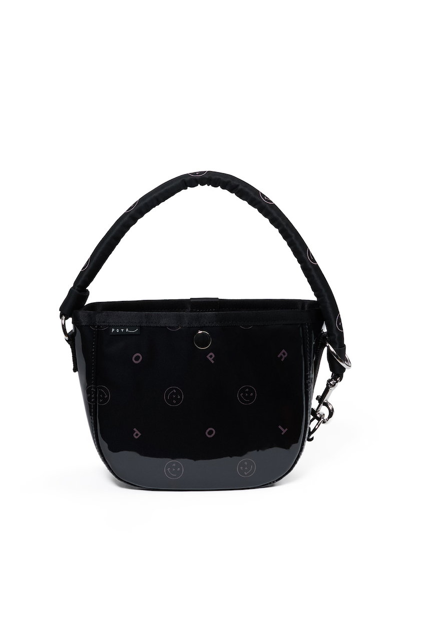 ポーター/ピー・オー・ティー・アール/PORTER/POTRの【4/16 11:00販売開始】【POTR】GLOSS/グロス ラウンドバッグ ミニ(ブラック/ピンク/993-15205)