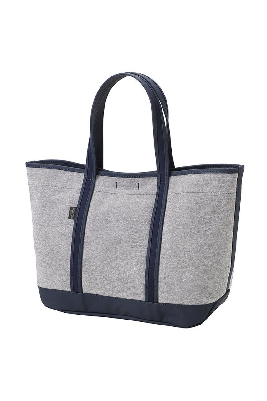 ポーター/ピー・オー・ティー・アール/PORTER/POTRの【4/29 10:00販売開始】【PORTER】BOYFRIEND TOTE CHAMBRAY/ボーイフレンド トート シャンブレー トートバッグ(L)(ネイビー/877-18539)