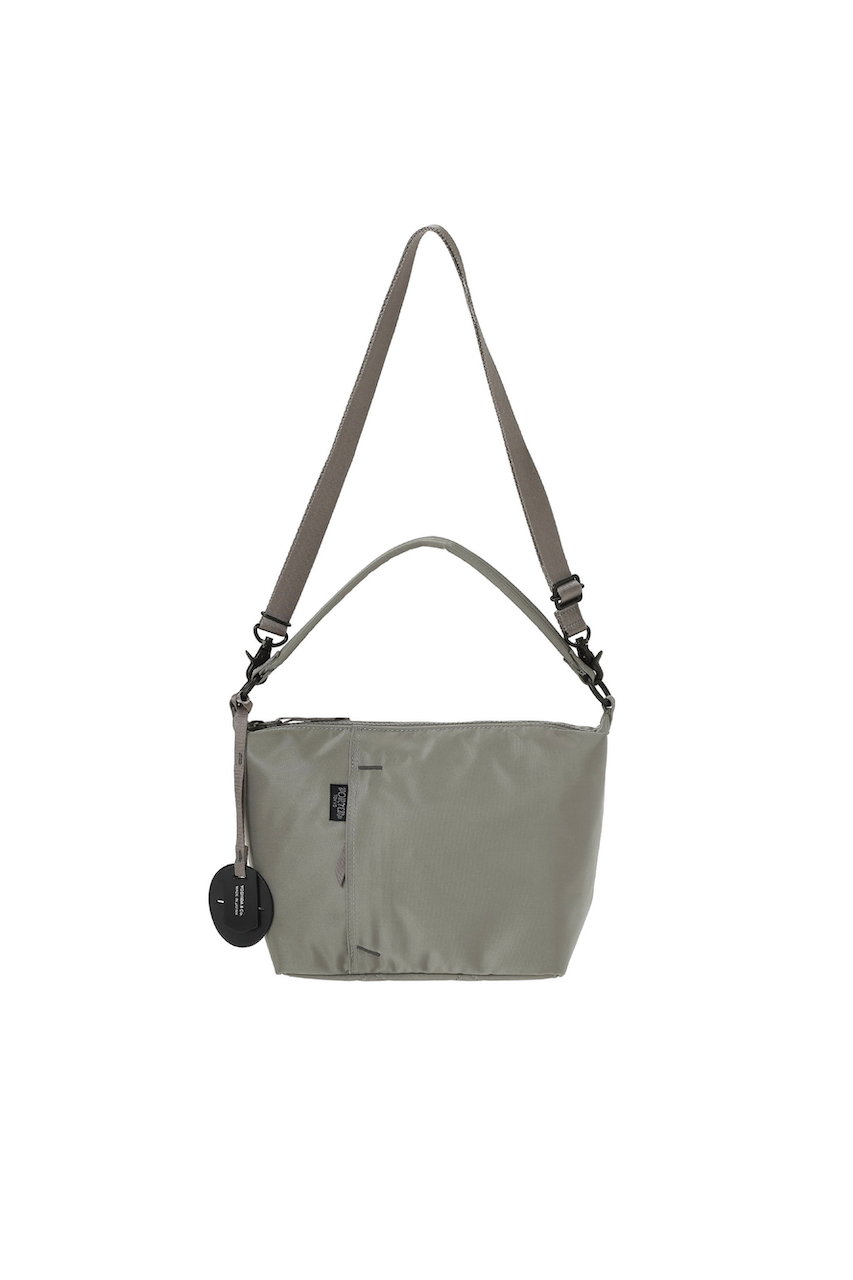 ポーター/ピー・オー・ティー・アール/PORTER/POTRの【PORTER】SHELL/シェル 2WAYショルダーバッグ(カーキグレー/679-36804)