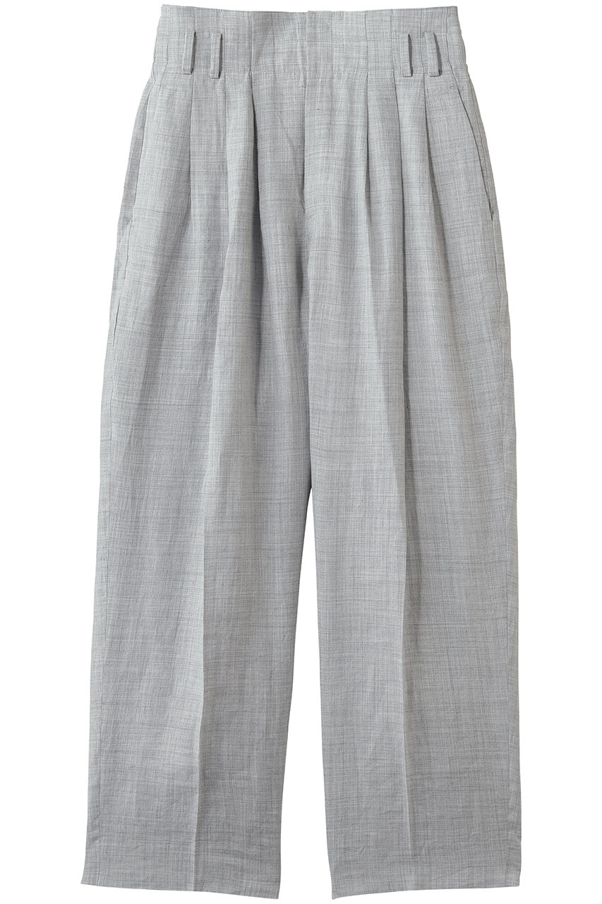 アンビラン/unbilancのラミール3タックトラウザー(ライトグレー/B5062AFP004)