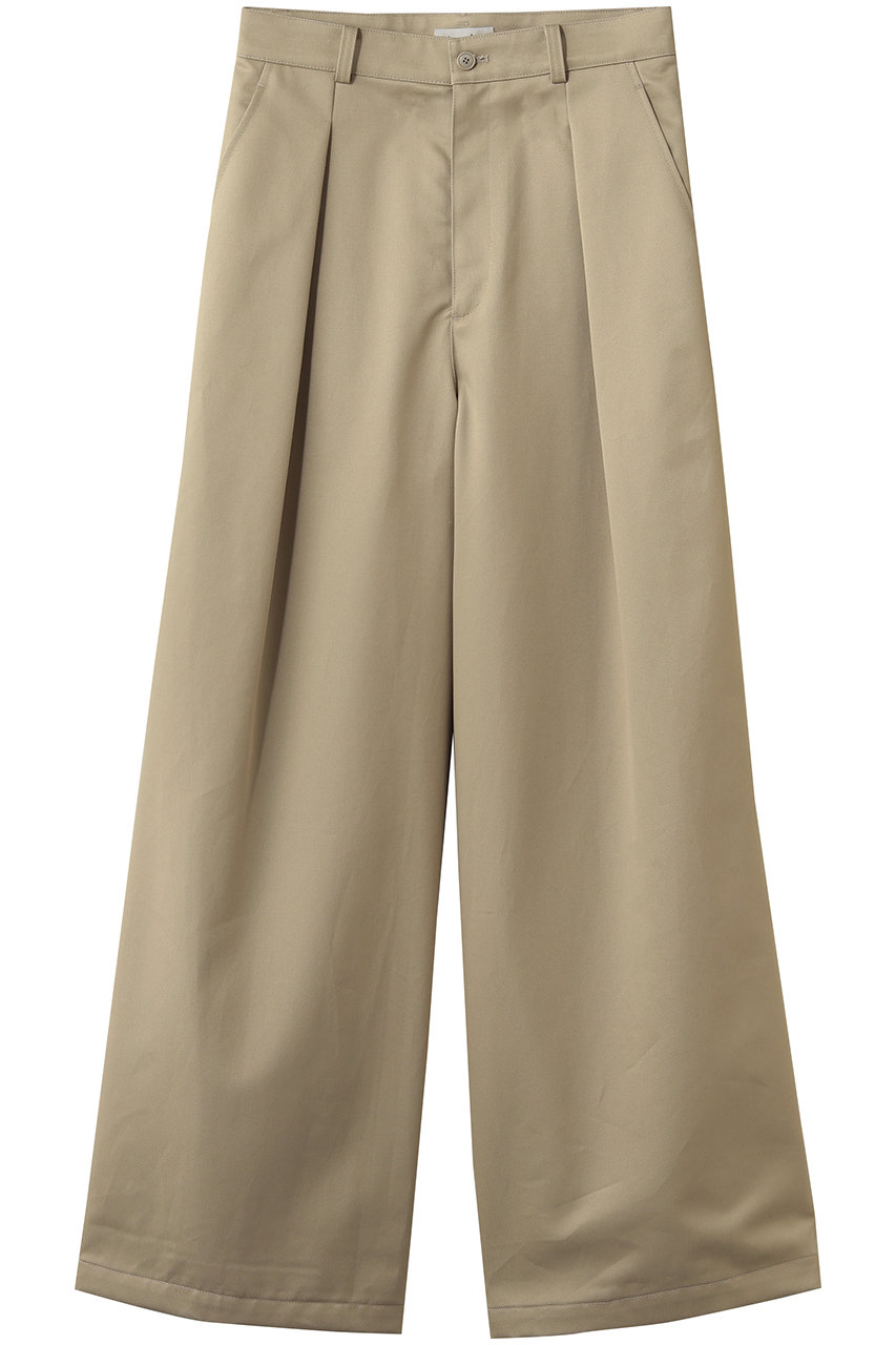 スティーブン アラン/Steven Alanのタック チノ ワイド トラウザー(ベージュ/8214-2-000015)