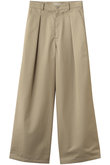 タック チノ ワイド トラウザー