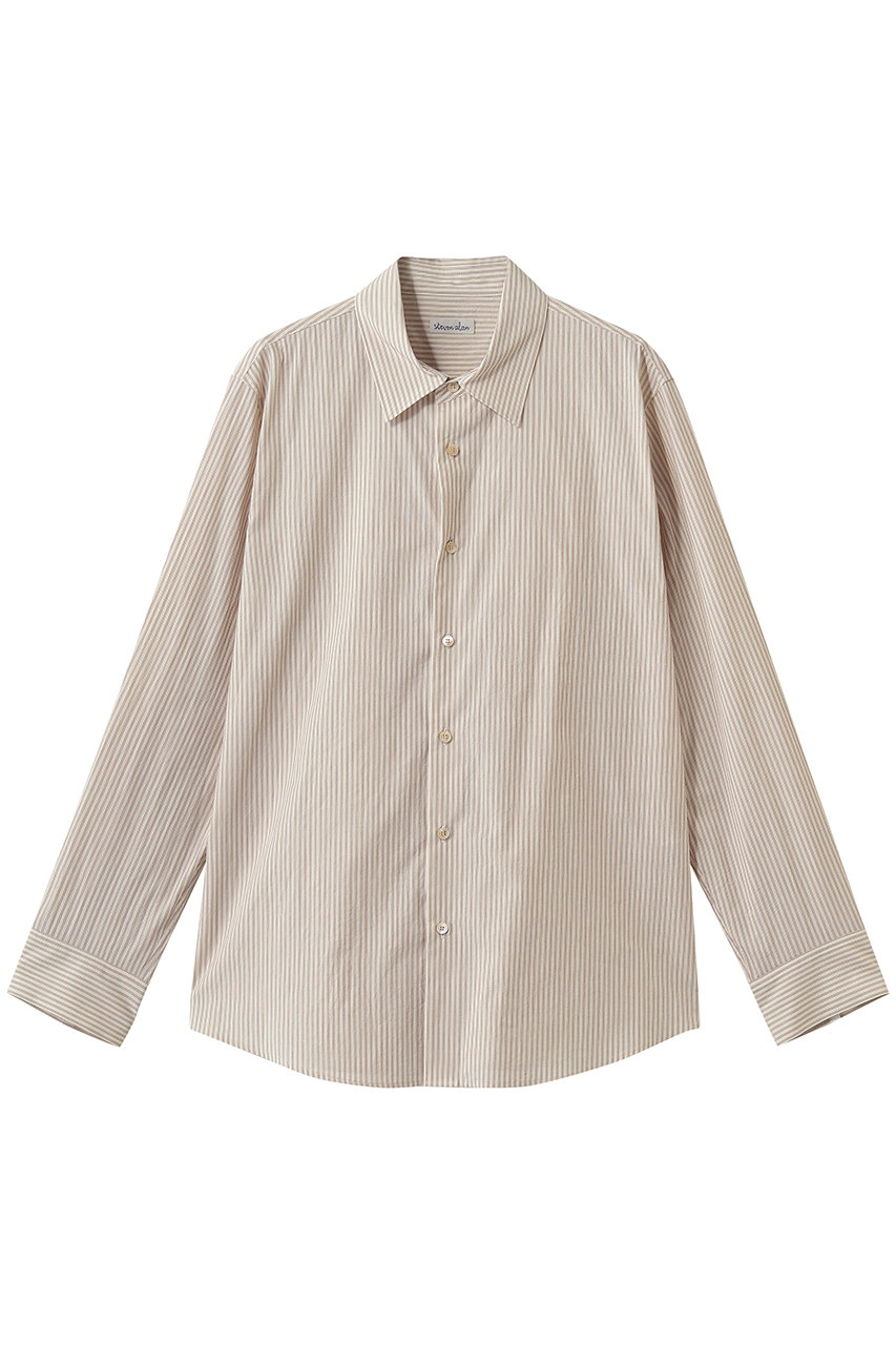 スティーブン アラン/Steven Alanのコットン ボイル シャツ(ナチュラル/8211-2-000014)