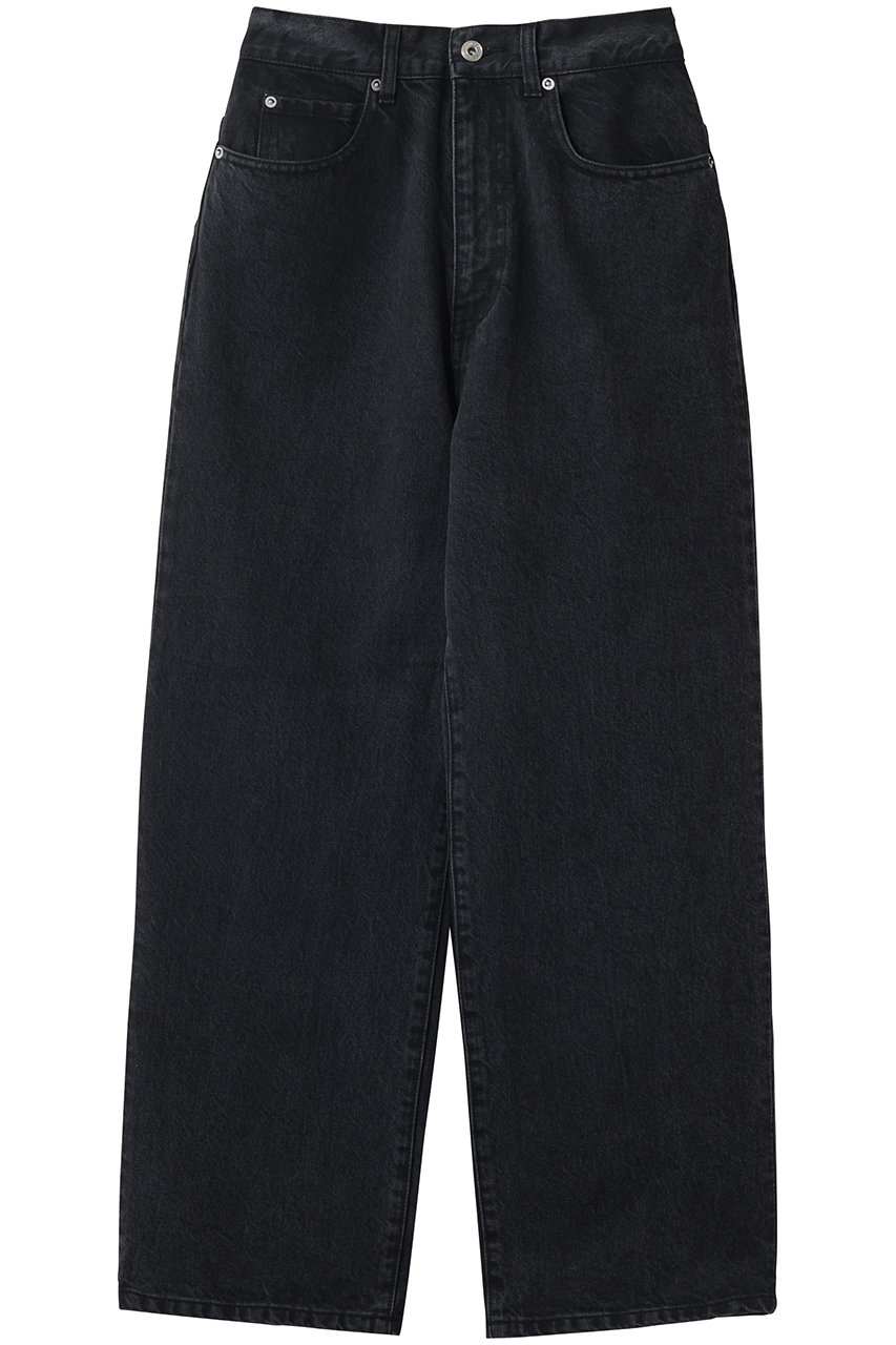 スティーブン アラン/Steven Alanのコットン ストレート デニムパンツ(ブラック/8214-1-000005)