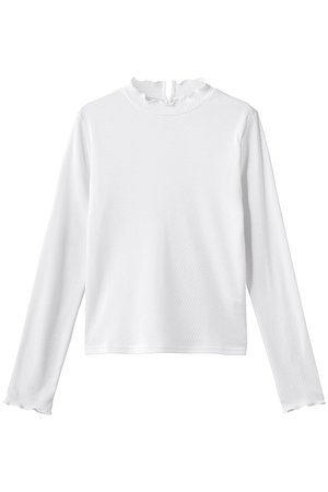 スティーブン アラン/Steven Alanのドット リブ フリル プルオーバー(110300/110301)