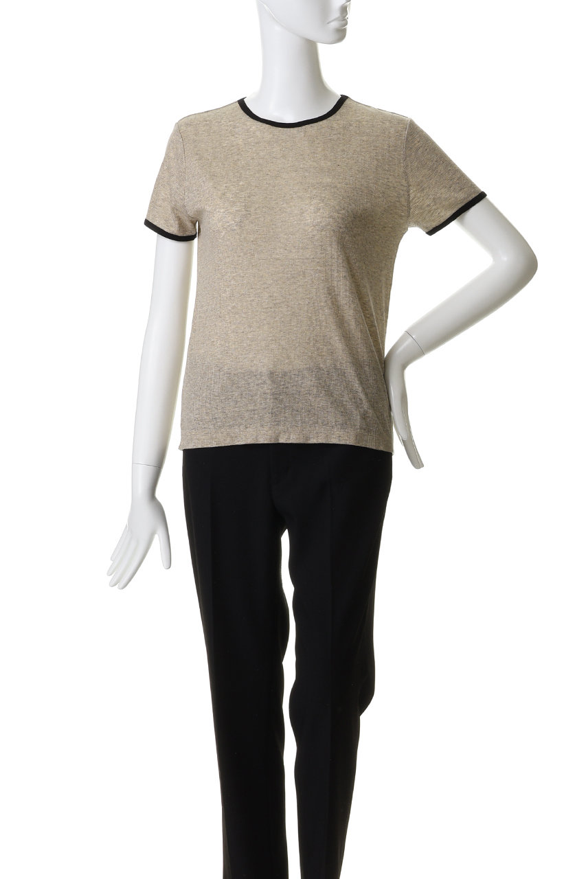 2026SS＜Steven Alan＞リンガー Tシャツ ベージュ Steven Alan
