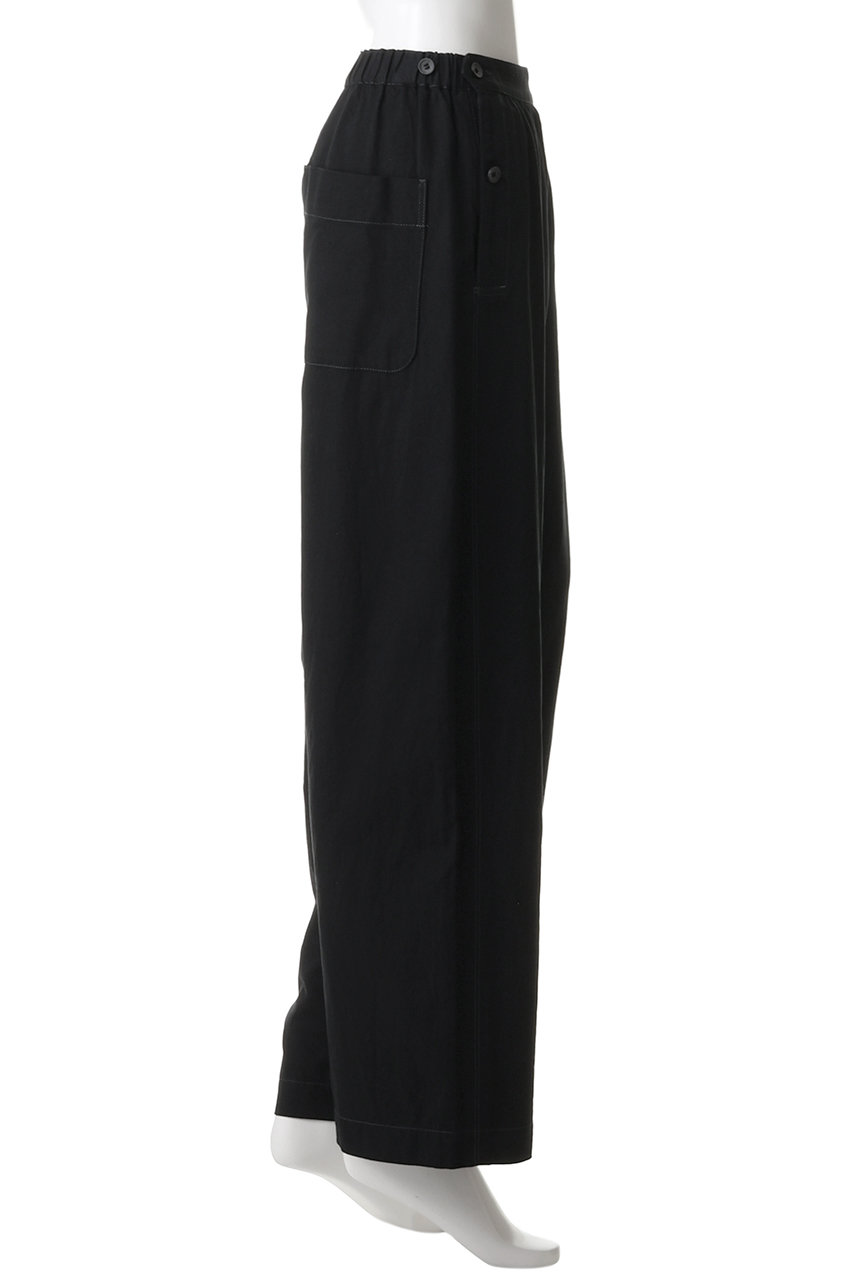 steven alan ブラックワイドパンツ Steven Alan(スティーブン アラン)｜ライトオンスデニム ワイドパンツ