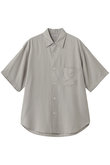 【MEN】スラブ レギュラーカラー ショートスリーブ シャツ