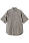 【MEN】オンブレー チェック レギュラーカラー シャツ スティーブン アラン/Steven Alan ベージュ