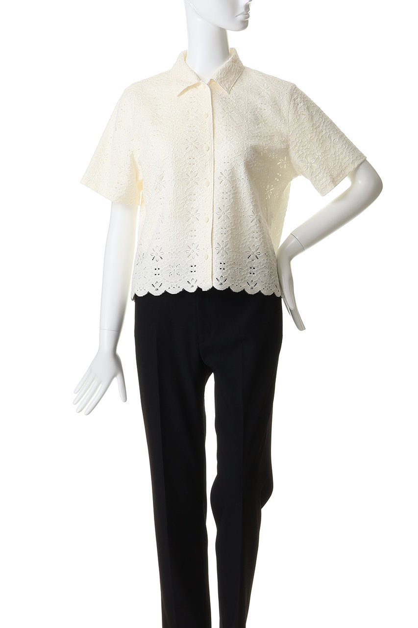 Steven Alan(スティーブン アラン)｜レース ショートスリーブ シャツ