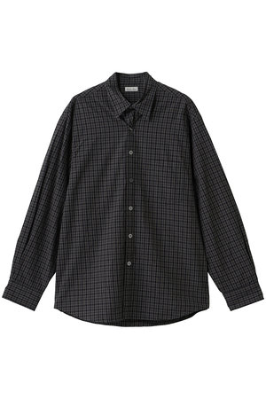 スティーブン アラン/Steven Alanの【MEN】オーガニックコットン ミニチェック リバースシーム シャツ LOOSE(110400/110403)