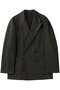 【MEN】コットン/リネン ツイル ダブルブレステッド 6B ジャケット スティーブン アラン/Steven Alan ダークグレー