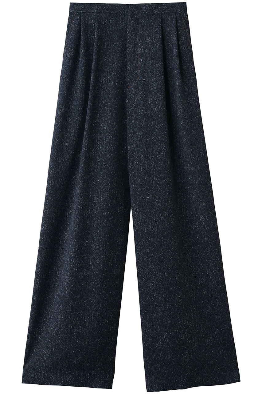 オスロー/OSLOWのデニム柄両面プリントパンツ(ネイビー/4802-531251)