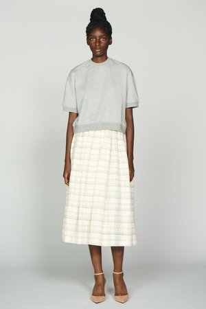 オスロー/OSLOWのスビンプラチナム裏毛トップス(110100/110102)