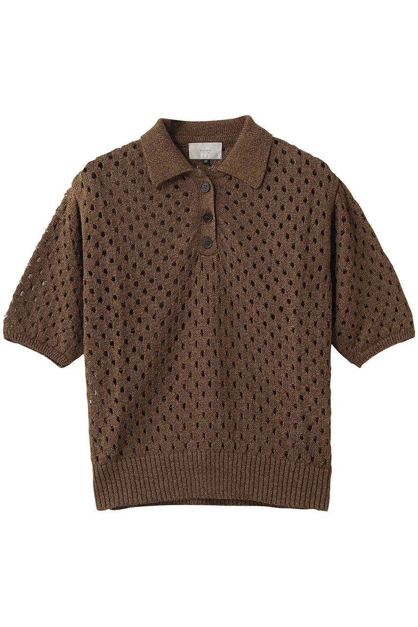 オスロー/OSLOWのHARVEST コットンリネントップス(ブラウン/4809-330251)