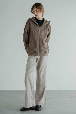 オスロー/OSLOWのコットンカラートップ杢糸フーディ(110300/110304)