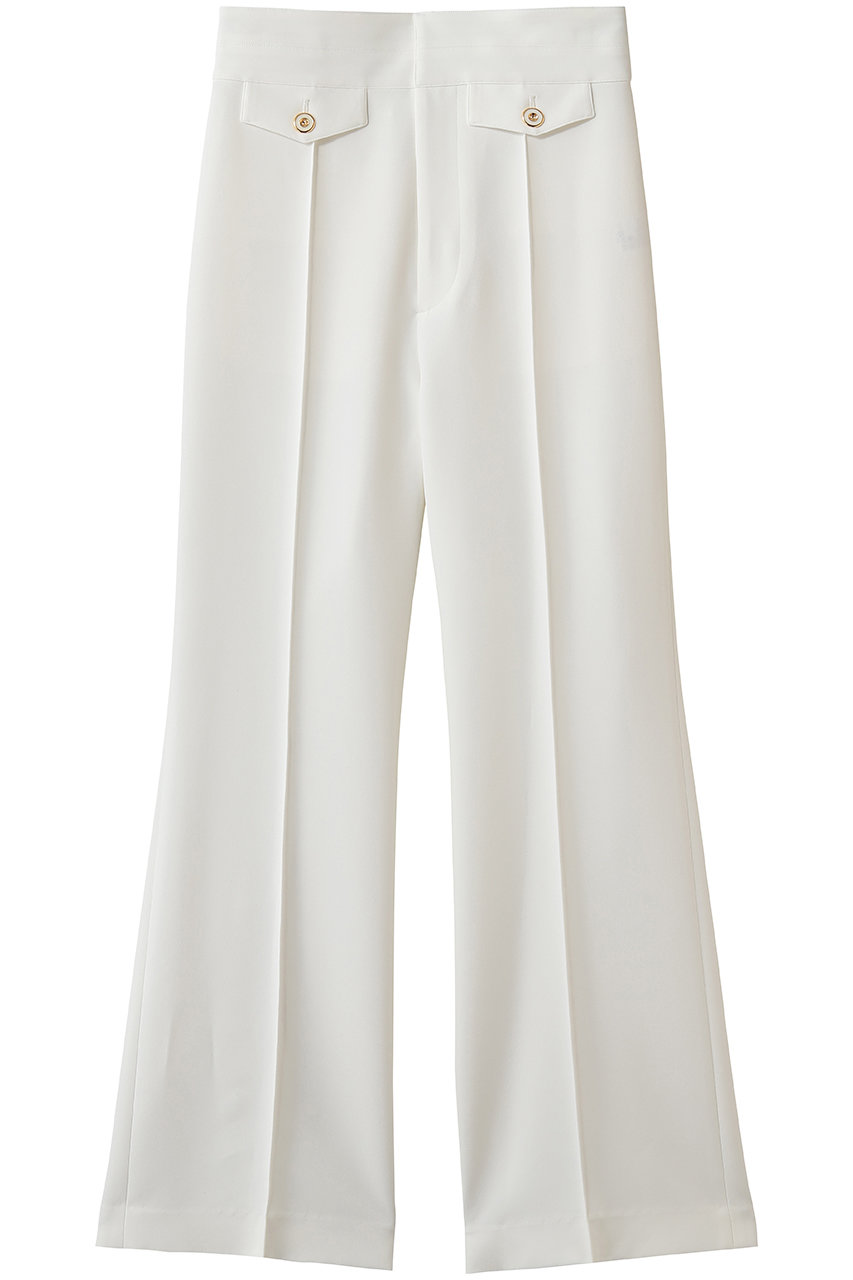 ストラスブルゴ/STRASBURGOのピンタックテーパードパンツ(ホワイト/262602)