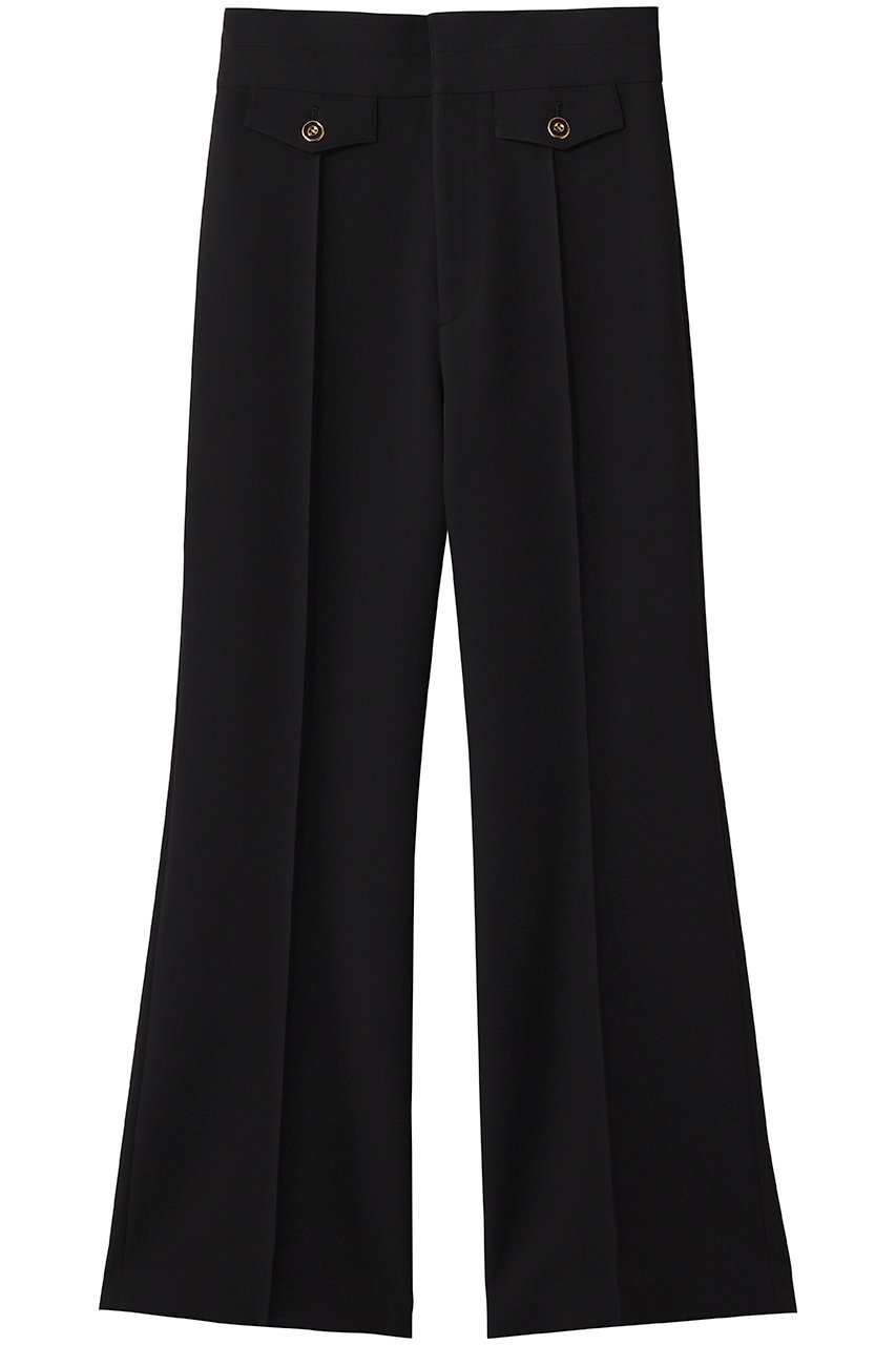 ストラスブルゴ/STRASBURGOのピンタックテーパードパンツ(ブラック/262602)