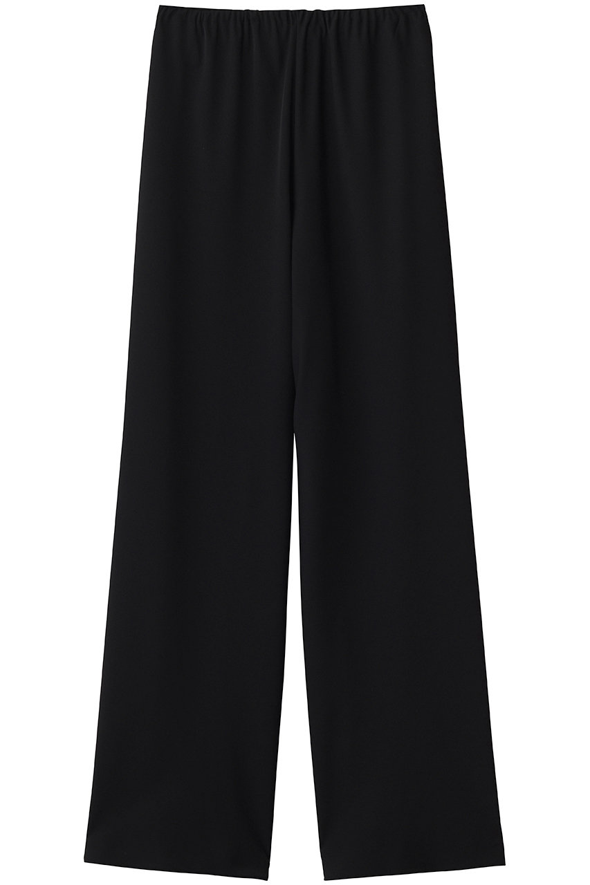 ストラスブルゴ/STRASBURGOの【ESSENTIAL】ジョーゼット ワイドパンツ(ブラック/262608)