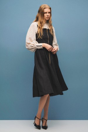 ストラスブルゴ/STRASBURGOのリネン ZIPワンピース(110500/110503)