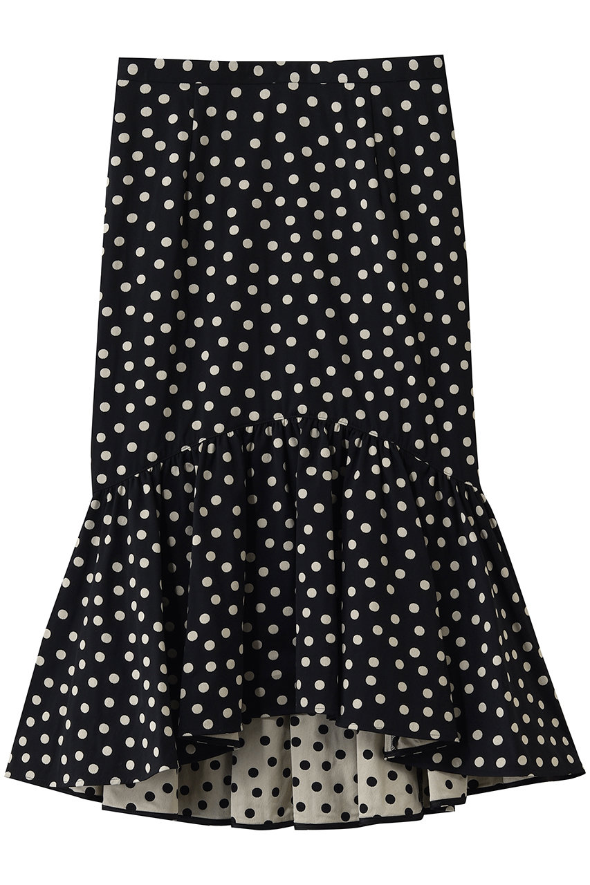 ストラスブルゴ/STRASBURGOのドット柄 マーメイドスカート(ブラック/252511)