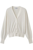シルクコットン Vネックカーディガン