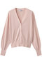 シルクコットン Vネックカーディガン ストラスブルゴ/STRASBURGO ライトピンク