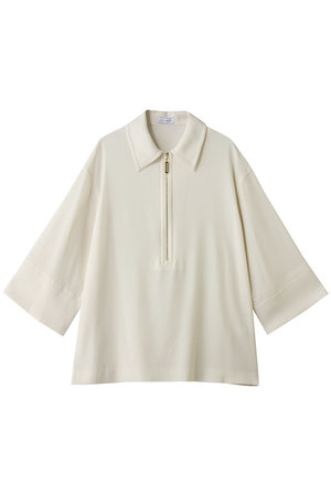 ストラスブルゴ/STRASBURGOのバックサテンジョーゼットフロントメタルファスナー襟付きプルオーバー(110400/110402)