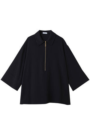 ストラスブルゴ/STRASBURGOのバックサテンジョーゼットフロントメタルファスナー襟付きプルオーバー(110400/110402)