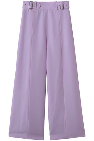 ストラスブルゴ/STRASBURGOのナイロンツイル ベルト付きワイドパンツ(110600/110601)