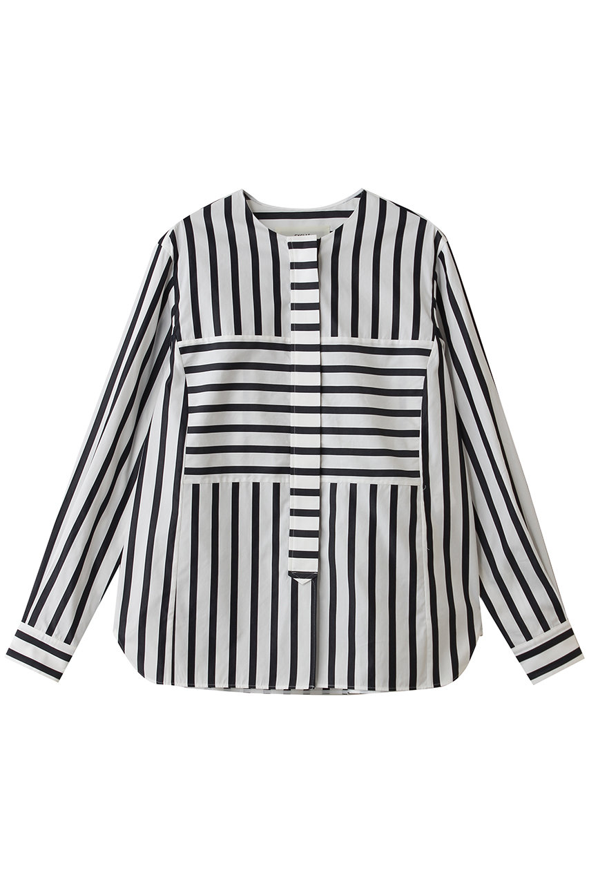 ストラスブルゴ/STRASBURGOの【CYCLAS】アイコニックストライプ シャツ(ネイビー/R0481002_07)