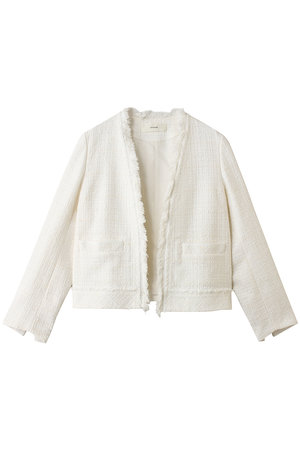 ストラスブルゴ/STRASBURGOの【CYCLAS】Vネック ツイードジャケット(110800/110801)