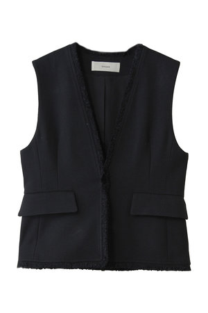 ストラスブルゴ/STRASBURGOの【CYCLAS】フリンジ付きジレ(110800/110806)