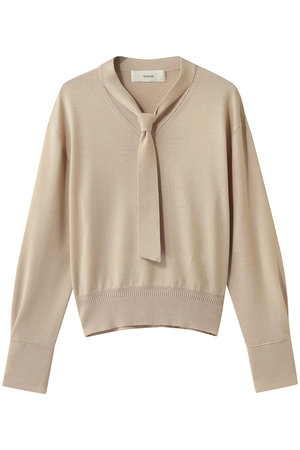 ストラスブルゴ/STRASBURGOの【CYCLAS】シルク混 ボウタイニット(110300/110301)