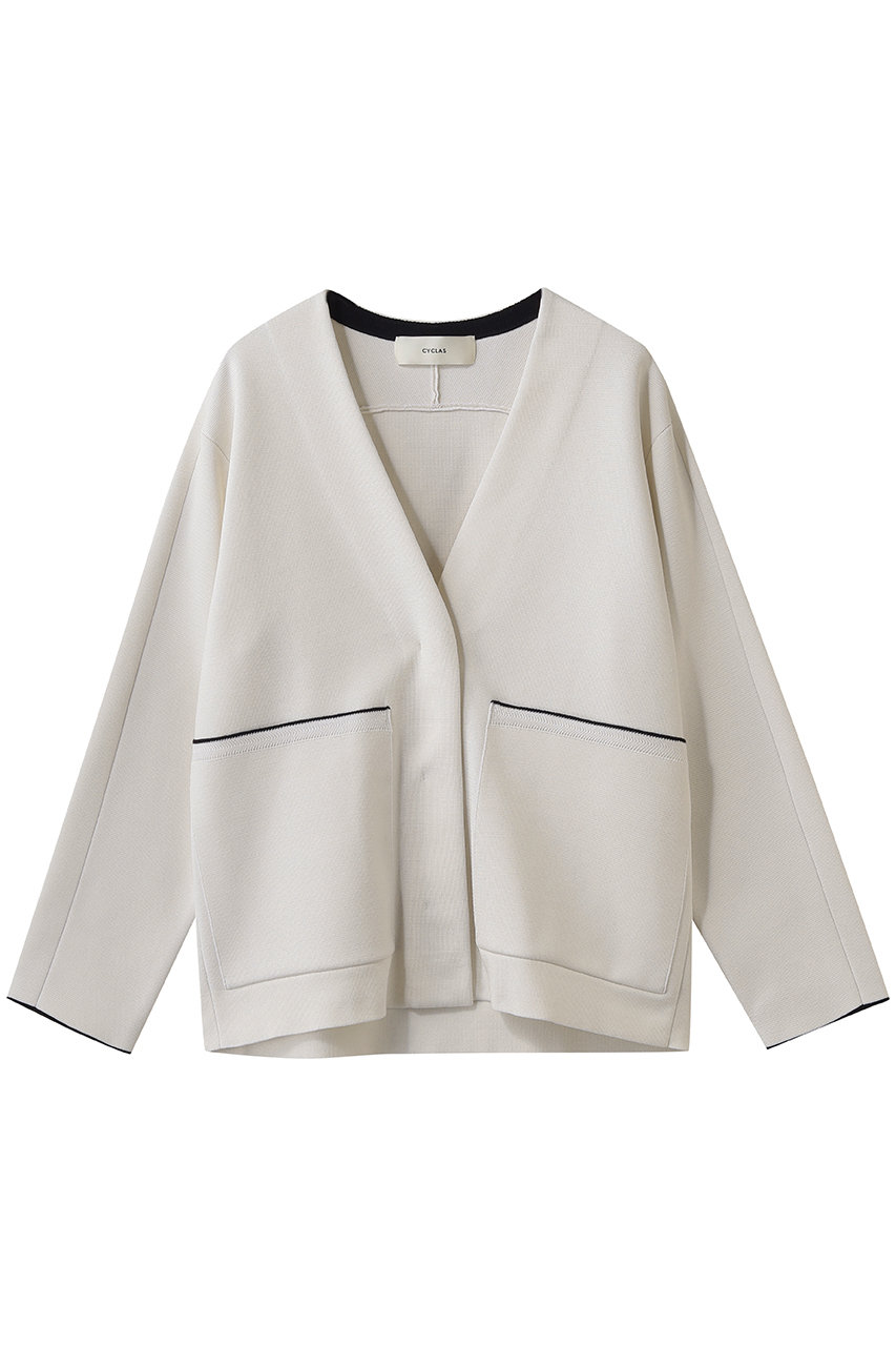 ストラスブルゴ/STRASBURGOの【CYCLAS】ニットジャケット(ホワイト/326200_2)