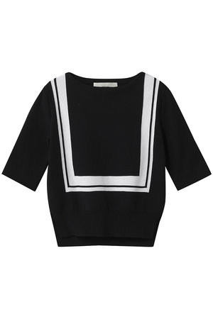 ストラスブルゴ/STRASBURGOの【CYCLAS】半袖デザインニット(110300/110301)