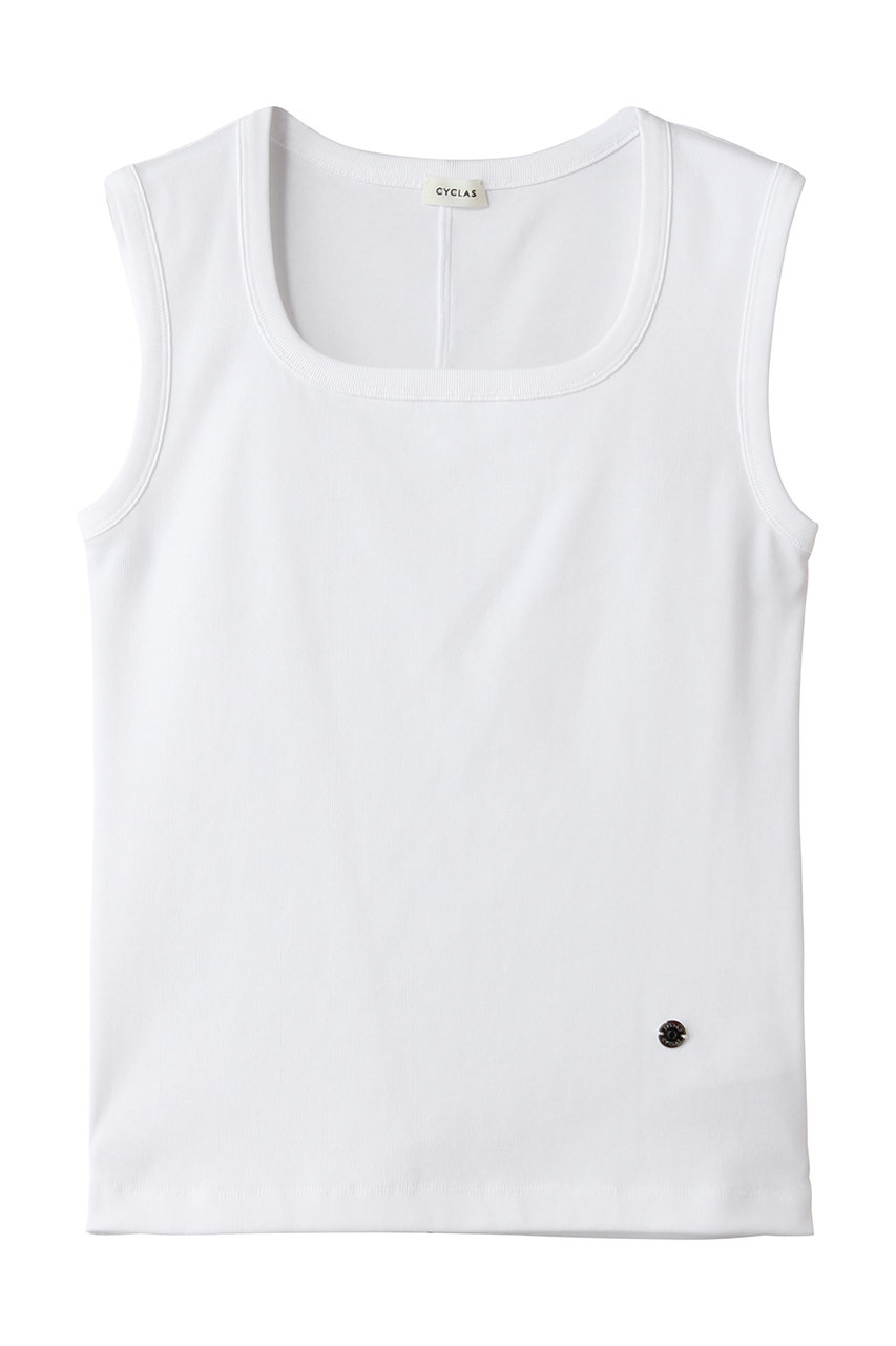 ストラスブルゴ/STRASBURGOの【CYCLAS】バックライン タンクトップ(ホワイト/126254_3)