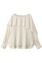 【CYCLAS】ケープ風 ブラウス ストラスブルゴ/STRASBURGO オフホワイト