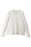 【CYCLAS】シルク ギャザーブラウス