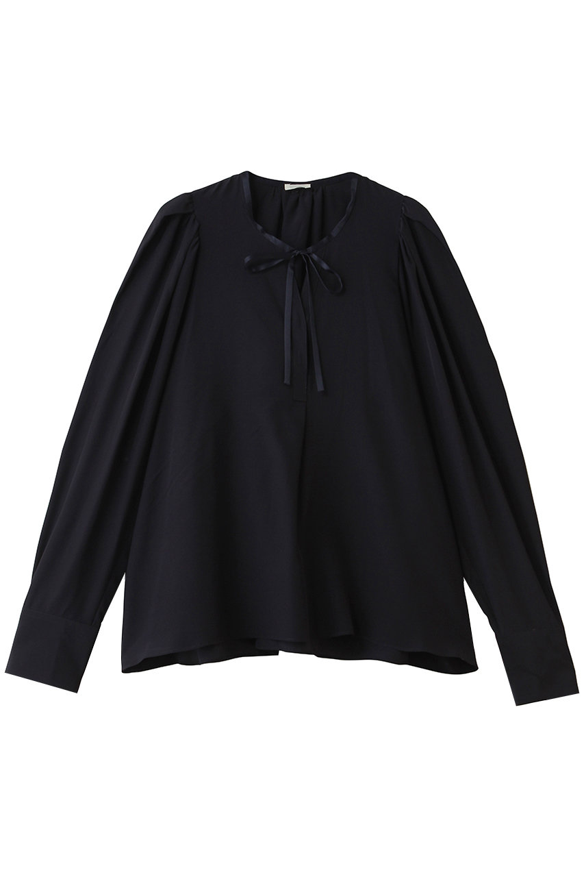 ストラスブルゴ/STRASBURGOの【CYCLAS】シルク ギャザーブラウス(ネイビー/826211_2)