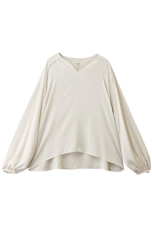 ストラスブルゴ/STRASBURGOの【CYCLAS】ギャザースリーブ スキッパーブラウス(110400/110403)